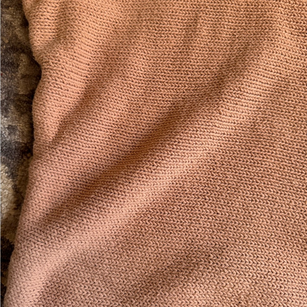 OAK + FORT Women's Crewneck Sweater in Warm Brown - Picture 3 of 10